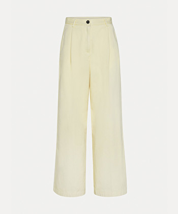 Slacks and Chinos Forte Forte Trousers Slacks and Chinos Forte Forte Synthetic Trouser in Beige Natural Womens Trousers 