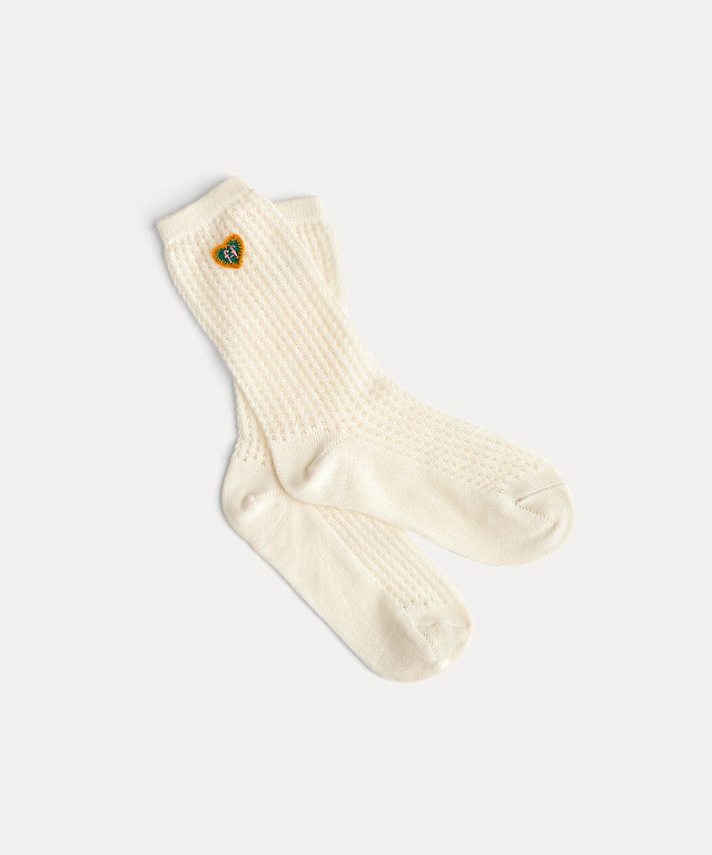 cotton-pointelle socks