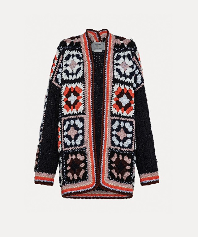 hand-crocheted coat