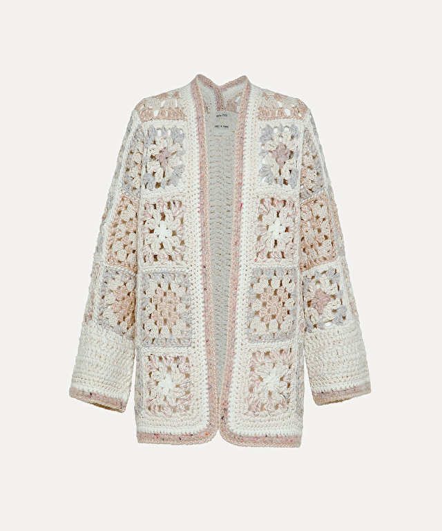 hand-crocheted coat