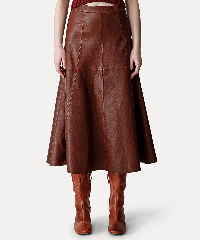 leather skirt | forte_forte