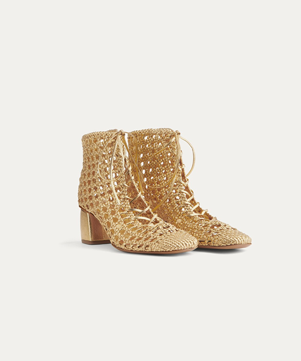 chic hand–woven ankle boot | forte_forte