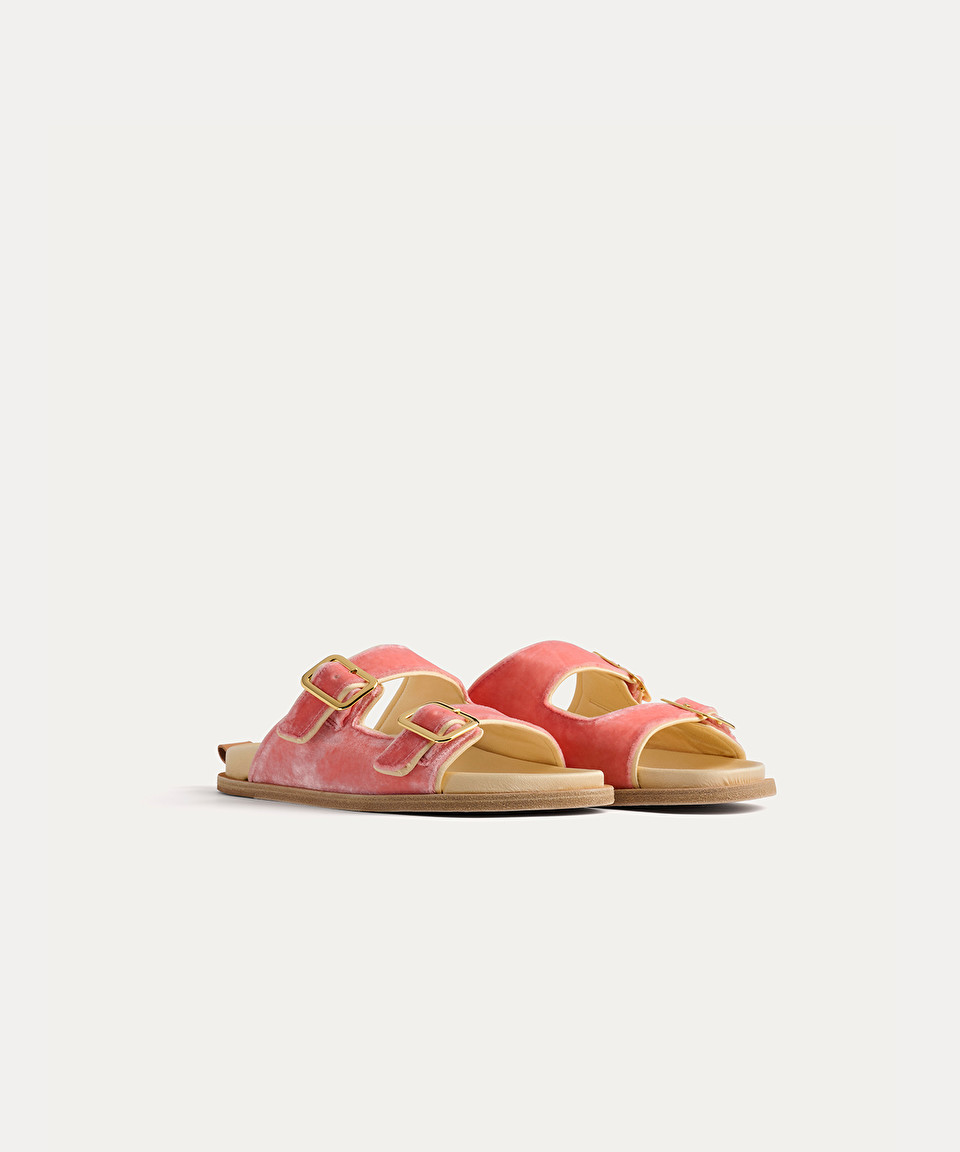 Buy JOURNEI Double Buckle Flat Sandals Slippers for Girls Women Men Slides  Slip Adjustable Design Online at desertcartINDIA