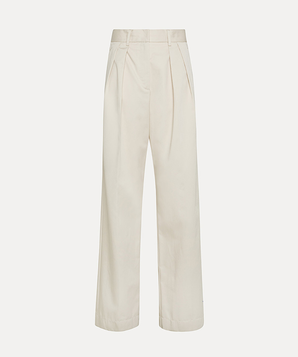 Stretch Wool Gabardine Split-cuff Trousers | Michael Kors