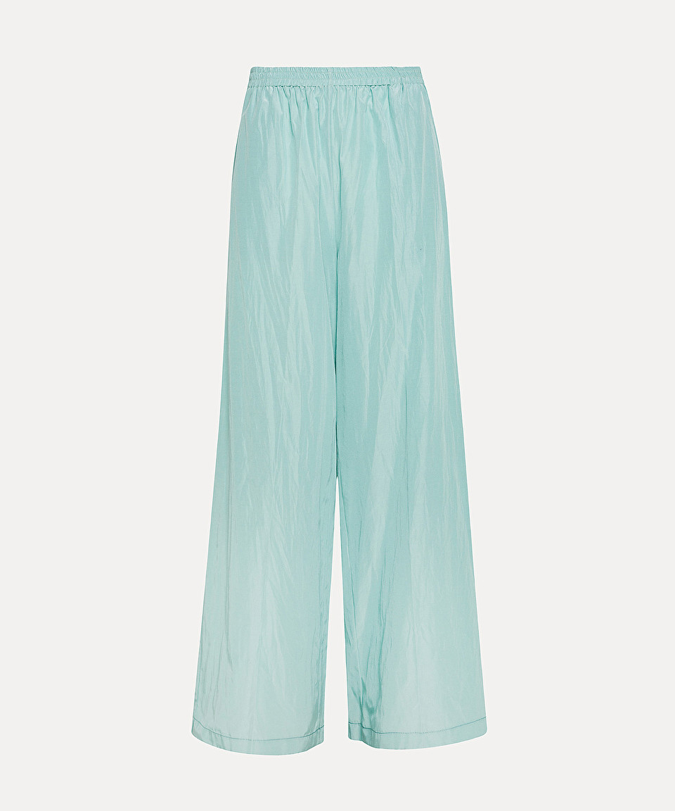 Happiness İstanbul Women's Light Green Cotton Viscose Palazzo Trousers  BV00076 - Trendyol