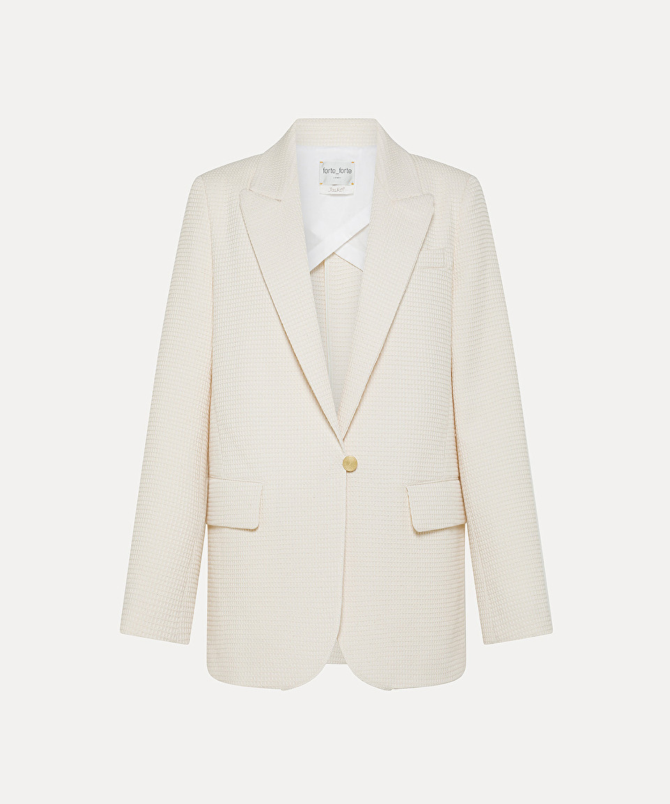 FORTE FORTE - Cotton Linen Twill Jacket