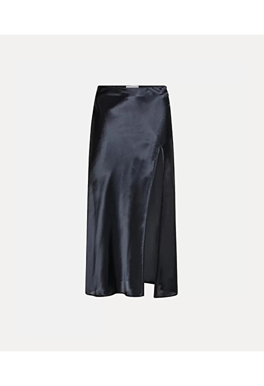 The Orla  Black Satin Midi Skirt – Sinead Keary